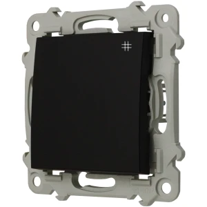 Ospel Szafir Łącznik Pojedynczy Krzyżowy Czarny Metalik