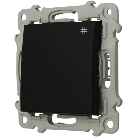 Ospel Szafir Łącznik Pojedynczy Krzyżowy Czarny Metalik