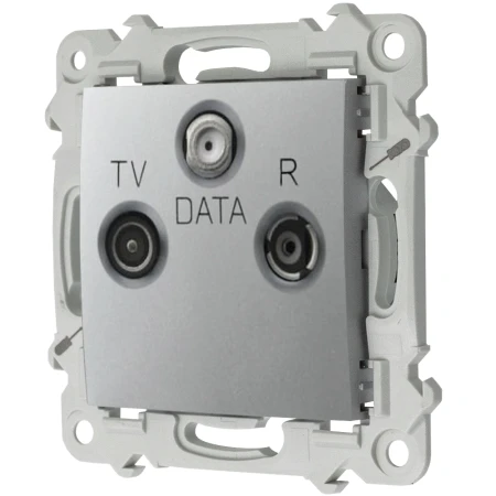 Ospel Szafir Gniazdo Rtv-Data Kolor Srebrny