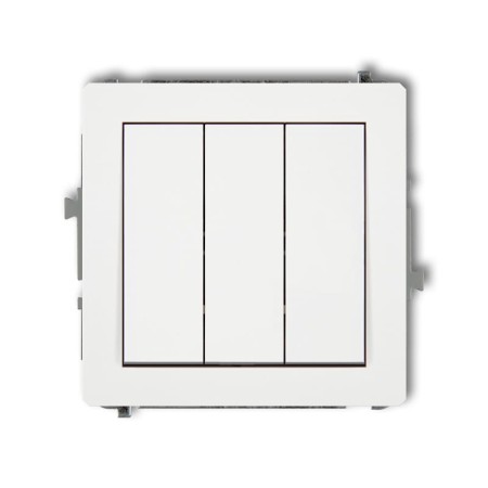 Karlik Deco Biały Mechanizm Włącznika Potrójnego Dwp-7