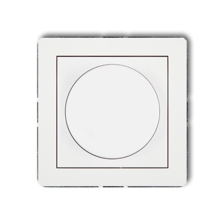 Karlik Deco Biały Mechanizm Elektronicznego Regulatora Oświetlenia Przyciskowo-Obrotowego Dro-1