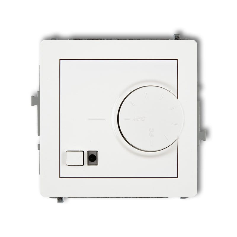 Karlik Deco Biały Mechanizm Elektronicznego Regulatora Temperatury Z Czujnikiem Podpodłogowym Drt-1
