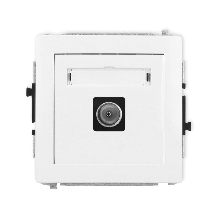 Karlik Deco Biały Mechanizm Gniazda Antenowego Pojedynczego Tv Dgtv-1