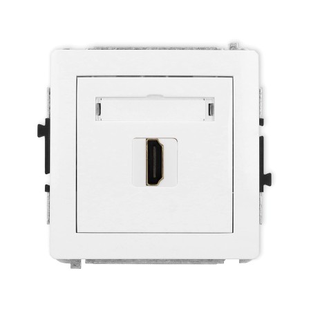 Karlik Deco Biały Mechanizm Gniazda Pojedynczego Hdmi 2.0 Dhdmi-3
