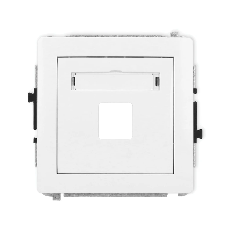 Karlik Deco Biały Mechanizm Gniazda Multimedialnego Pojedynczego Bez Modułu (Standard Keystone) Dgm-1P