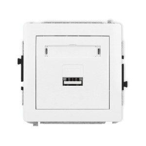 Karlik Deco Biały Mechanizm Ładowarki Usb Pojedynczej, 5V, 1A Dcusb-1