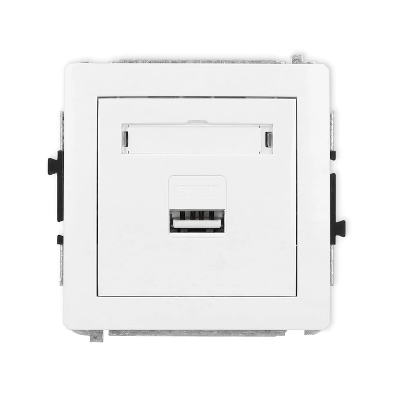 Karlik Deco Biały Mechanizm Ładowarki Usb Pojedynczej, 5V, 1A Dcusb-1