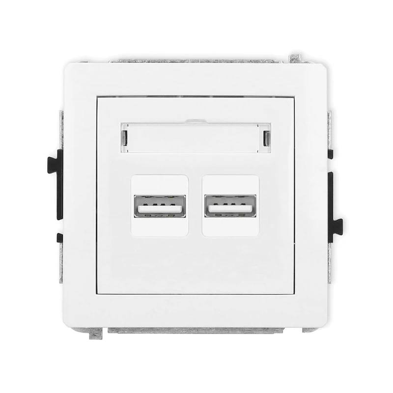 Karlik Deco Biały Mechanizm Ładowarki Usb Podwójnej, 5V, 3.1A Dcusb-6