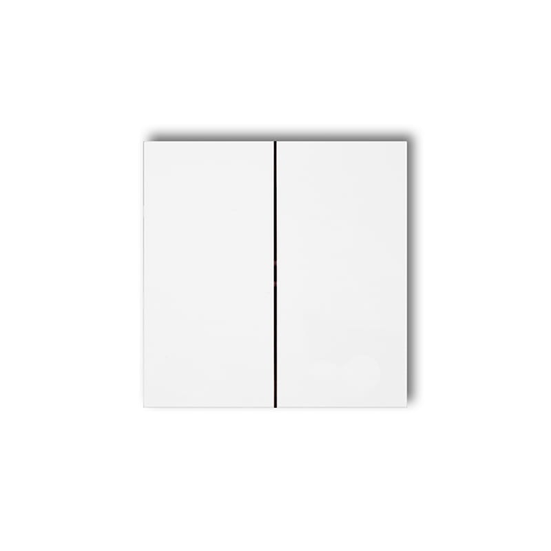 Karlik Prod. Uzupełniające Biały Klawisze Podwójne Do Łączników Deco, Icon, Flexi, Mini (Komplet Dwóch Sztuk) Dkl-2