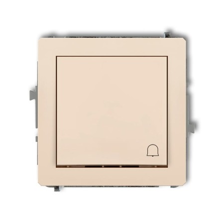 Karlik Deco Beżowy Mechanizm Włącznika Zwierny Dzwonek 1Dwp-4