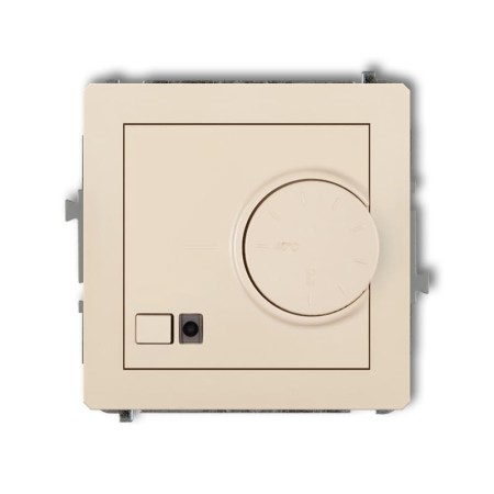 Karlik Deco Beżowy Mechanizm Elektronicznego Regulatora Temperatury Z Czujnikiem Podpodłogowym 1Drt-1