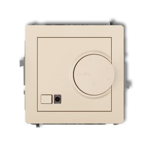 Karlik Deco Beżowy Mechanizm Elektronicznego Regulatora Temperatury Z Czujnikiem Powietrznym 1Drt-2