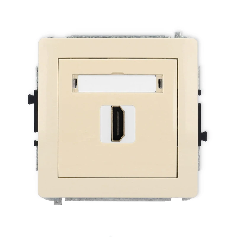 Karlik Deco Beżowy Mechanizm Gniazda Pojedynczego Hdmi 2.0 1Dhdmi-3