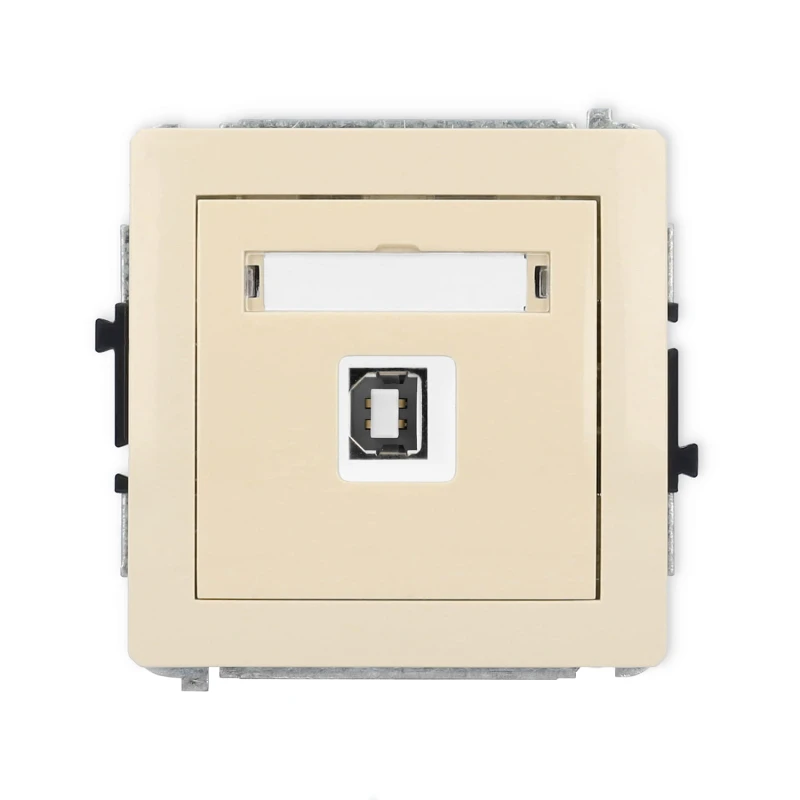 Karlik Deco Beżowy Mechanizm Gniazda Pojedynczego Usb A-B 2.0 1Dgusb-3