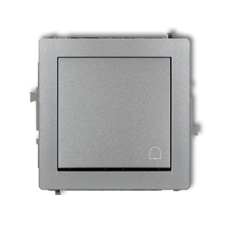 Karlik Deco Srebrny Metalik Mechanizm Włącznika Zwierny Dzwonek 7Dwp-4