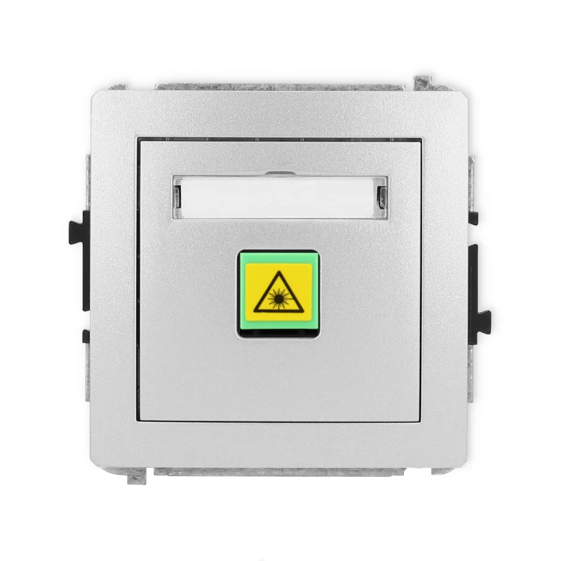 Karlik Deco Srebrny Metalik Mechanizm Gniazda Światłowodowego/Optycznego Pojedynczego 7Dgop-1