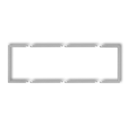 Karlik Prod. Uzupełniające Srebrny Metalik Ramka Wypełniająca Potrójna Deco 7Drw-3