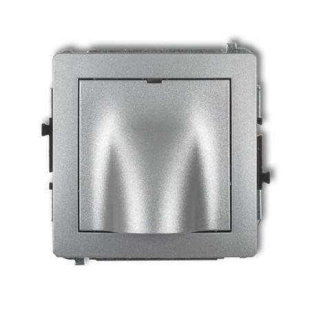 Karlik Deco Srebrny Metalik Mechanizm Wypustu Kablowego 7Dwpk
