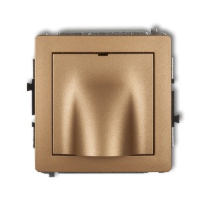 Karlik Deco Złoty Metalik Mechanizm Wypustu Kablowego 8Dwpk