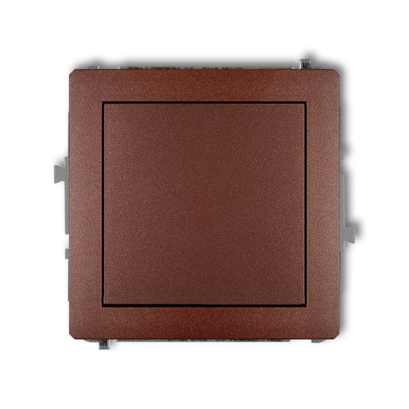 Karlik Deco Brązowy Metalik Mechanizm Włącznika Jednobiegunowego 9Dwp-1