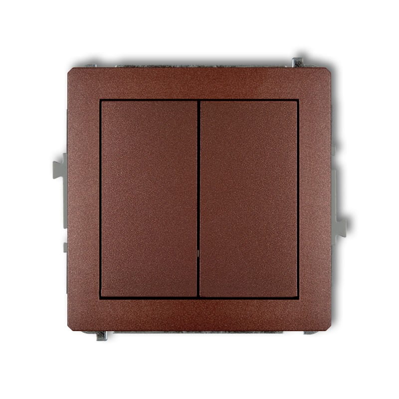 Karlik Deco Brązowy Metalik Mechanizm Włącznika Świecznikowego 9Dwp-2
