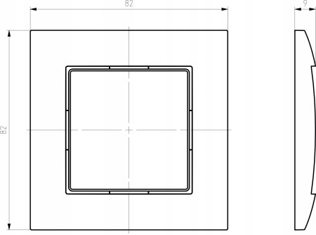 Gniazdo Hermetyczne Pojedyncze Do Łazienki Czarny Ospel Aria