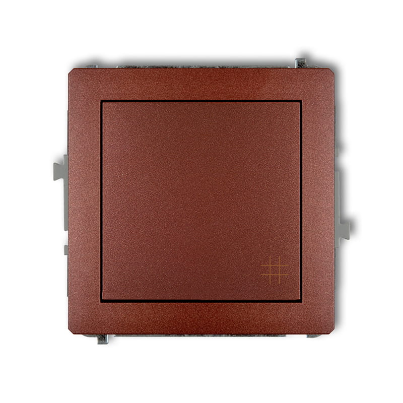 Karlik Deco Brązowy Metalik Mechanizm Włącznika Krzyżowego 9Dwp-6