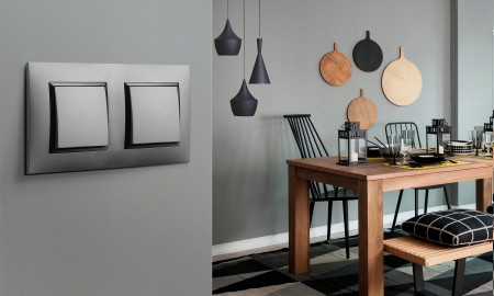 Gniazdo Hermetyczne Pojedyncze Do Łazienki Czarny Ospel Aria