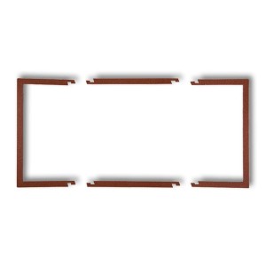 Karlik Prod. Uzupełniające Brązowy Metalik Ramka Wypełniająca Podwójna Deco 9Drw-2