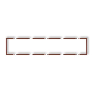 Karlik Prod. Uzupełniające Brązowy Metalik Ramka Wypełniająca Pięciokrotna Deco 9Drw-5