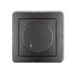 Karlik Deco Grafitowy Mechanizm Elektronicznego Regulatora Oświetlenia Przyciskowo-Obrotowego Do Lamp Led 11Dro-2