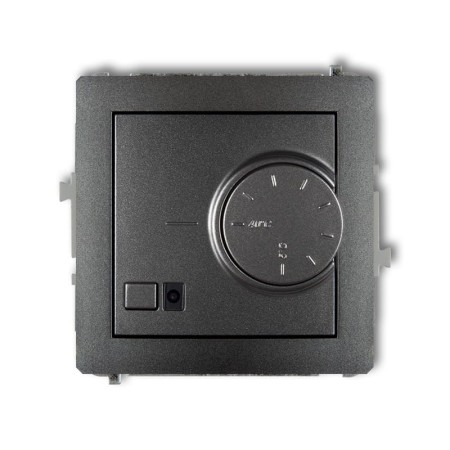 Karlik Deco Grafitowy Mechanizm Elektronicznego Regulatora Temperatury Z Czujnikiem Powietrznym 11Drt-2