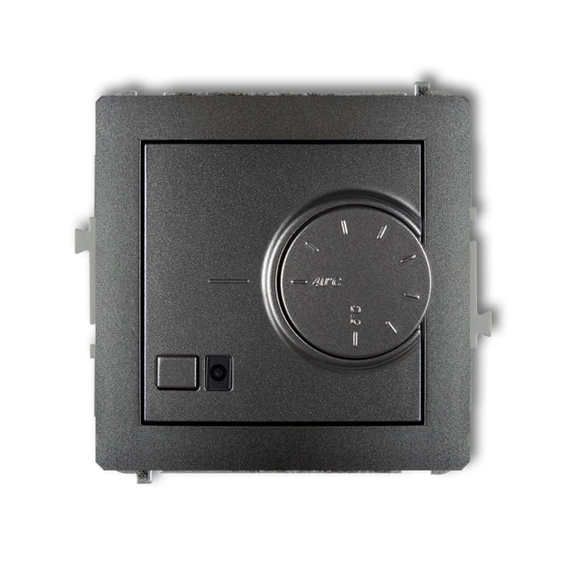 Karlik Deco Grafitowy Mechanizm Elektronicznego Regulatora Temperatury Z Czujnikiem Powietrznym 11Drt-2