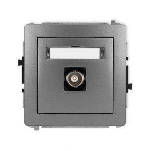 Karlik Deco Grafitowy Mechanizm Gniazda Pojedynczego Bnc 11Dgbnc-1