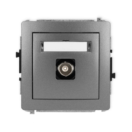 Karlik Deco Grafitowy Mechanizm Gniazda Pojedynczego Bnc 11Dgbnc-1