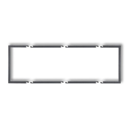 Karlik Prod. Uzupełniające Grafitowy Ramka Wypełniająca Potrójna Deco 11Drw-3