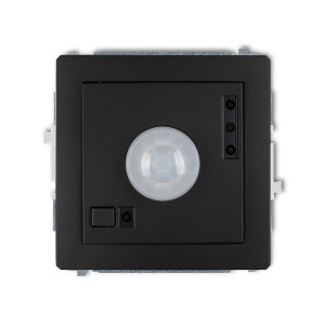 Karlik Deco Czarny Mat Mechanizm Elektronicznego Czujnika Ruchu 12Dcr-1