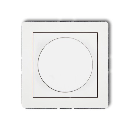 Karlik Deco Biały Mechanizm Elektronicznego Regulatora Oświetlenia Przyciskowo-Obrotowego Do Lamp Led Dro-2