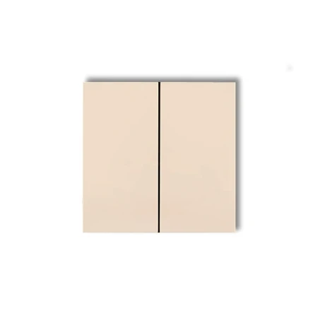 Karlik Prod. Uzupełniające Beżowy Klawisze Podwójne Do Łączników Deco, Flexi (Komplet Dwóch Sztuk) 1Dkl-2