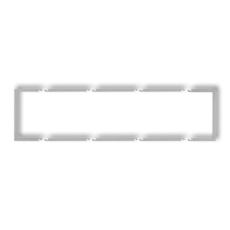 Karlik Prod. Uzupełniające Srebrny Metalik Ramka Wypełniająca Poczwórna Deco 7Drw-4