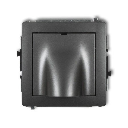 Karlik Deco Grafitowy Mechanizm Wypustu Kablowego 11Dwpk