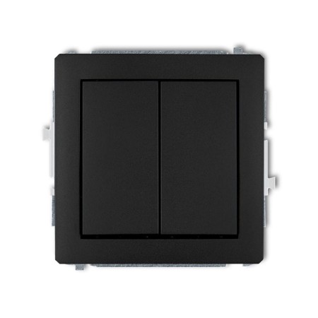 Karlik Deco Czarny Mat Mechanizm Włącznika Świecznikowego 12Dwp-2