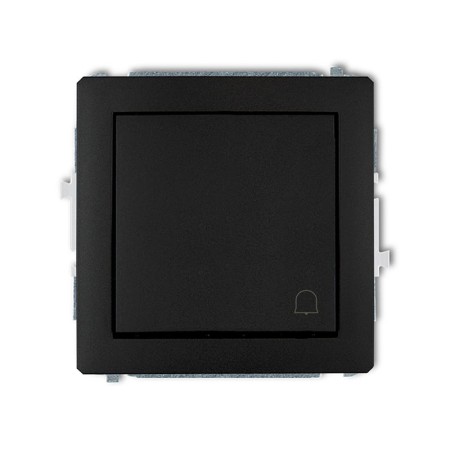 Karlik Deco Czarny Mat Mechanizm Włącznika Zwierny Dzwonek 12Dwp-4