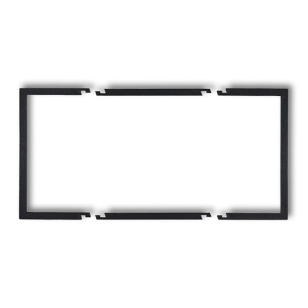 Karlik Prod. Uzupełniające Czarny Mat Ramka Wypełniająca Podwójna Deco 12Drw-2