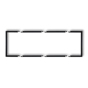 Karlik Prod. Uzupełniające Czarny Mat Ramka Wypełniająca Potrójna Deco 12Drw-3