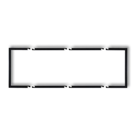 Karlik Prod. Uzupełniające Czarny Mat Ramka Wypełniająca Potrójna Deco 12Drw-3