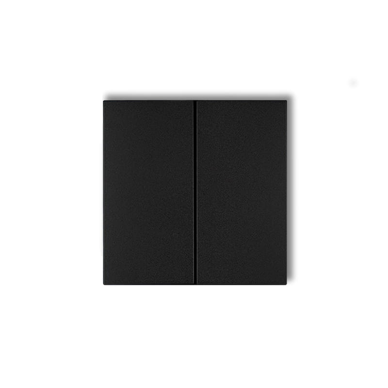 Karlik Prod. Uzupełniające Czarny Mat Klawisze Podwójne Do Łączników Deco, Icon, Flexi, Mini (Komplet Dwóch Sztuk) 12Dkl-2