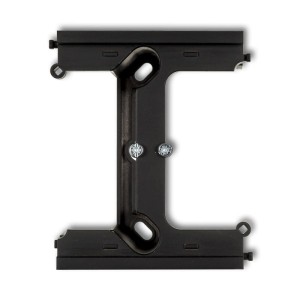 Karlik Deco / Mini Czarny Mat Moduł Rozszerzający Puszkę Natynkową Pojedynczą, Składaną Do Ramek Wielokrotnych Deco, Mini 12Dpu-2