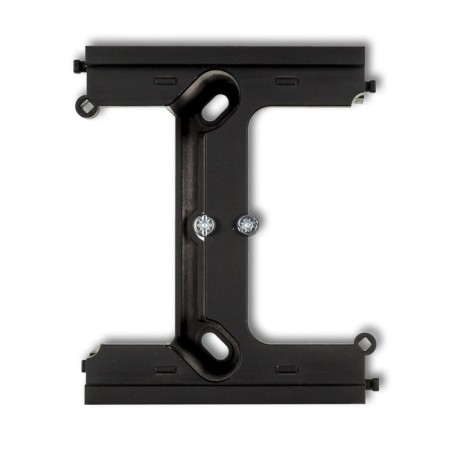 Karlik Deco / Mini Czarny Mat Moduł Rozszerzający Puszkę Natynkową Pojedynczą, Składaną Do Ramek Wielokrotnych Deco, Mini 12Dpu-2