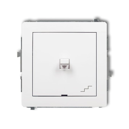 Karlik Deco Biały Mat Mechanizm Włącznika Schodowego W Stylu Amerykańskim 25Dwpus-3